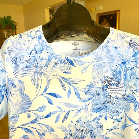 NWT 'The Classic Tee' - Women's 100% Cotton T-Shirt size 1X - Picture 4 of 6